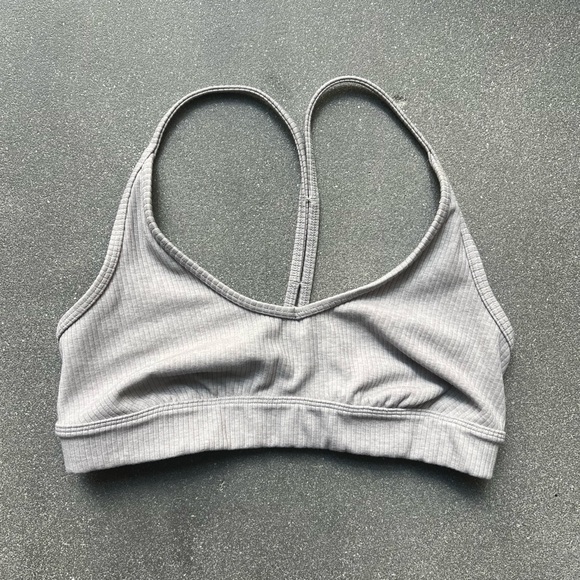 ALO Yoga Other - ALO Grey Ribbed Sports bra